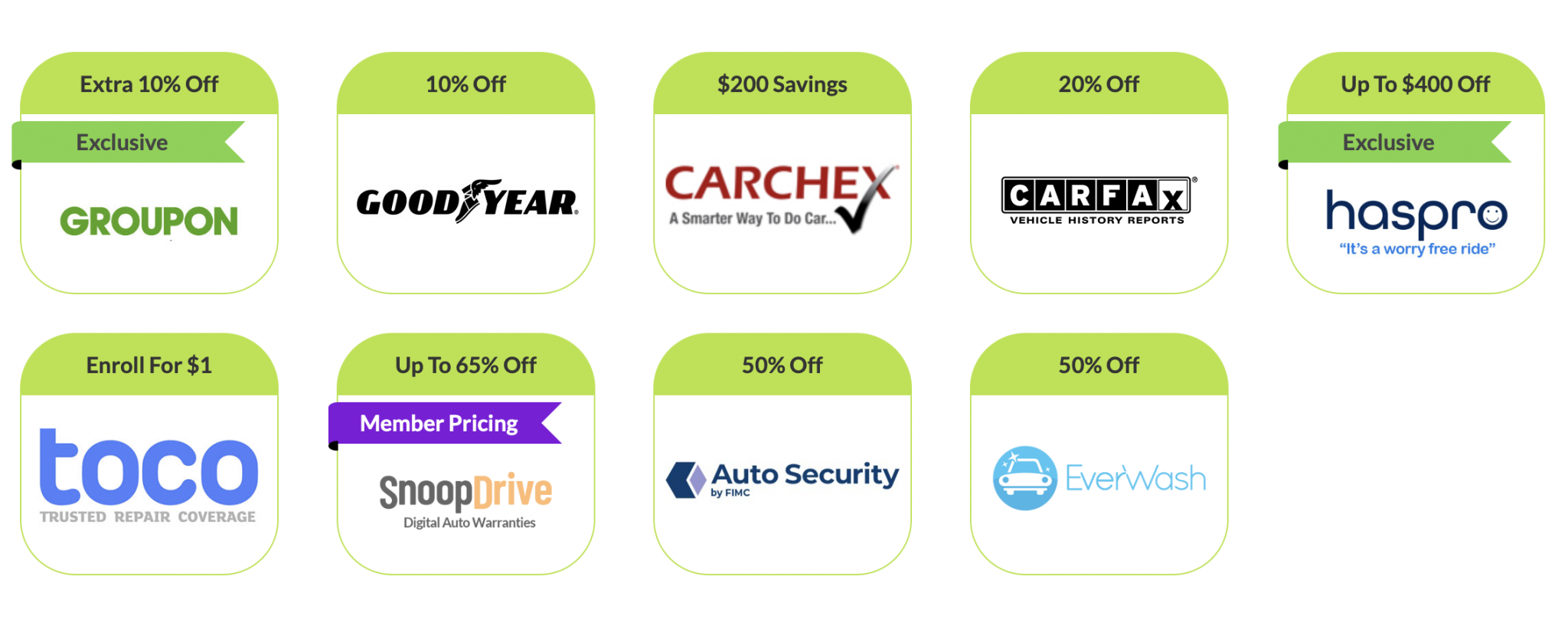 EverWash is now featured with other top car care brands on various employee benefits websites and programs. Affinity