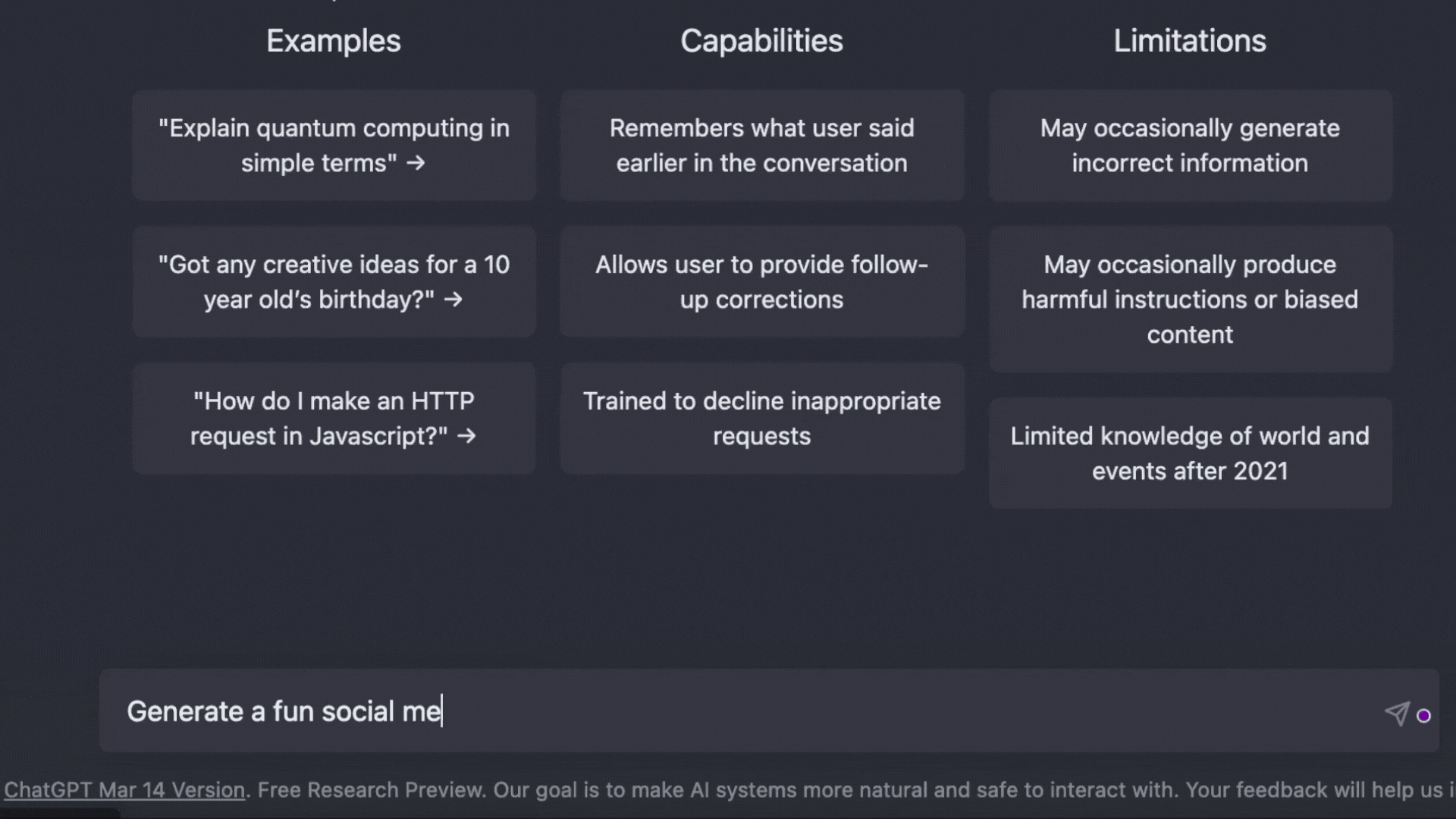 ChatGPT Prompt for Social Media Post ChatGPT prompt for creating social media posts on a slow business day