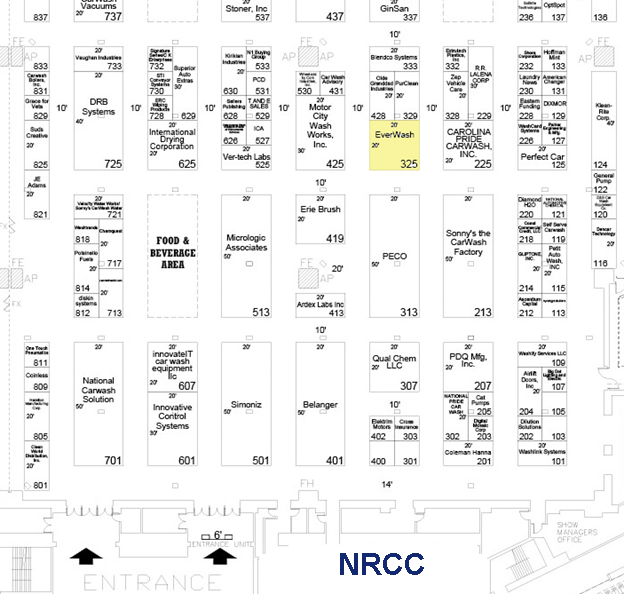 NRCC Booth Map NRCC Booth Map