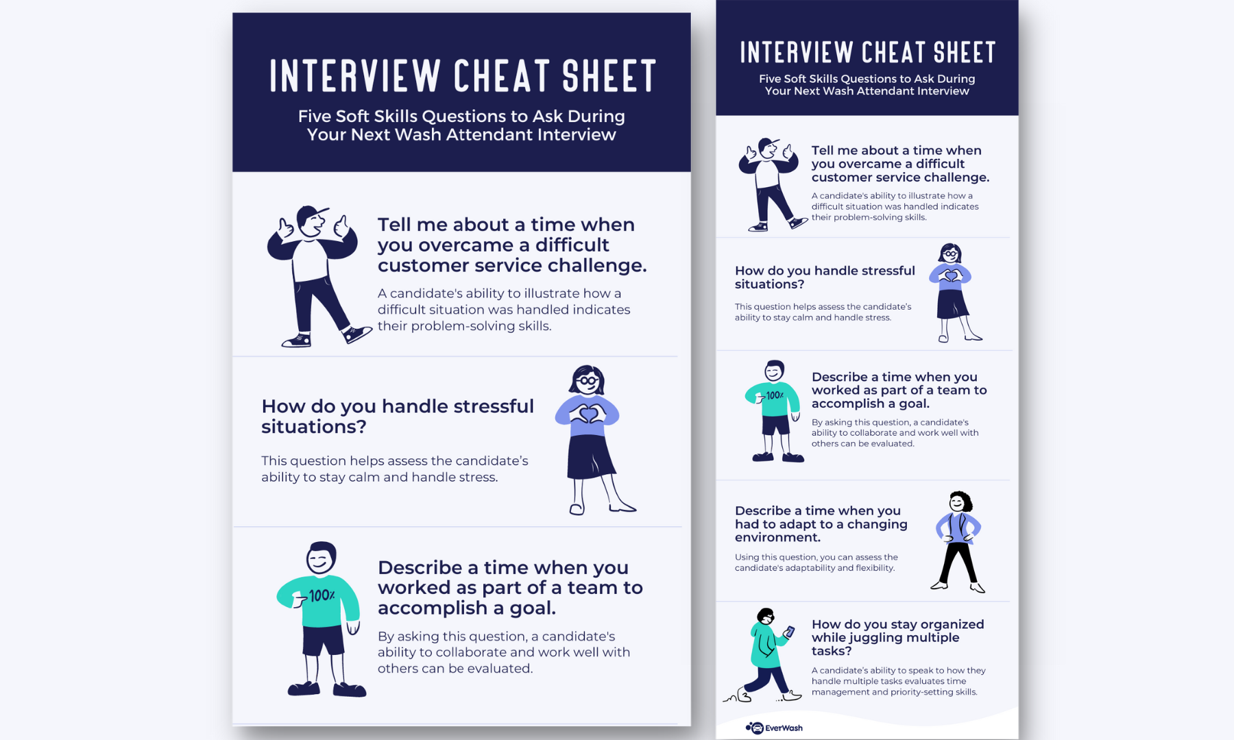 Wash Attendant Soft Skills Interview Questions Car wash attendant interview questions to help identify soft skills