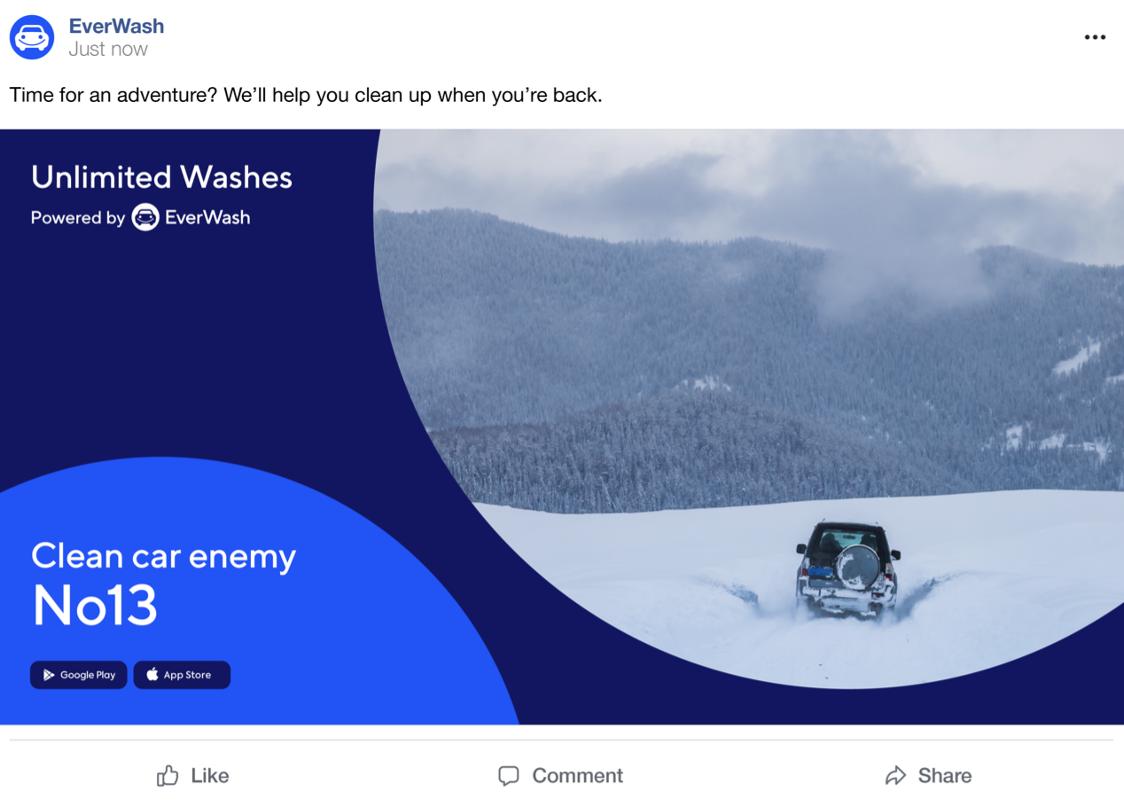 Be sure to follow us on Social Media for more updates, and let us know what you think of our new look! New EverWash social media post concept
